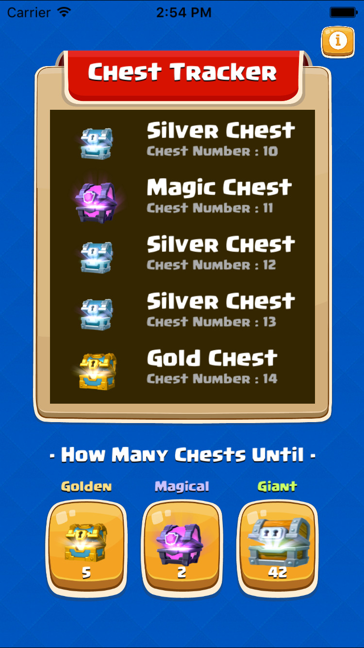 clash royale tracker chest