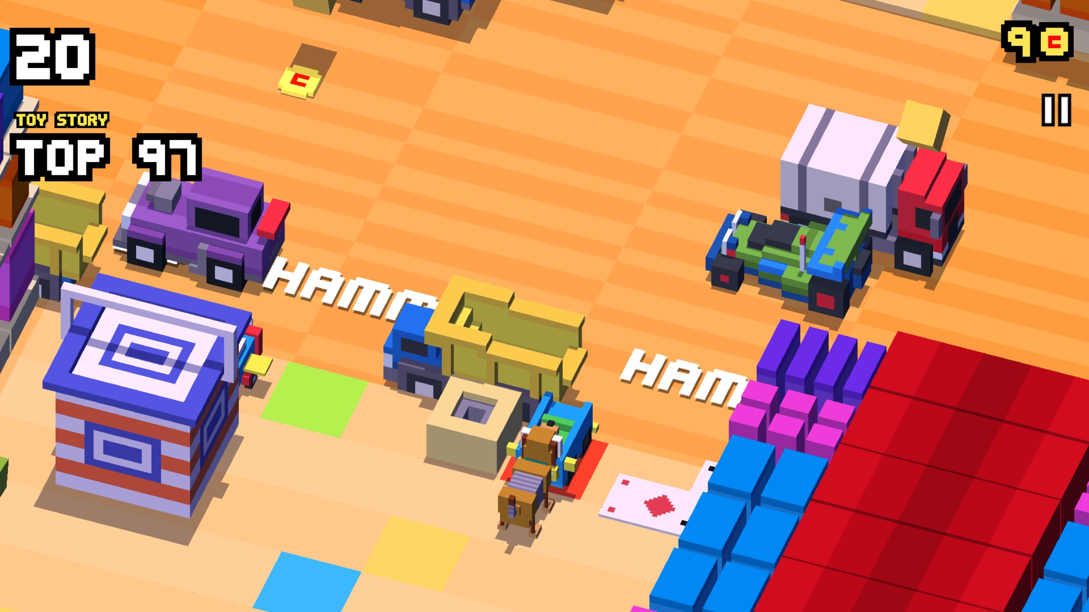 does scrump in disney crossy road unlock any characters