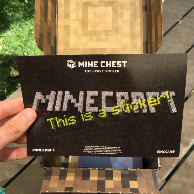 Unboxing of the First “Mine Chest”, What’s Inside the Official ...