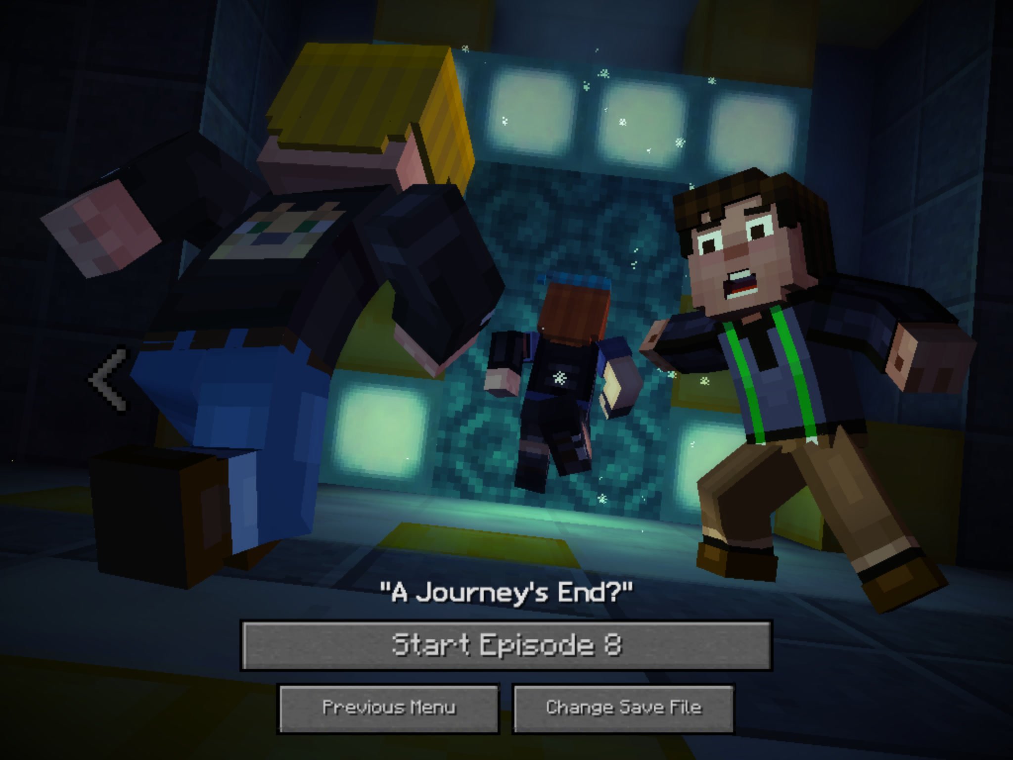 the end of netflix minecraft story mode