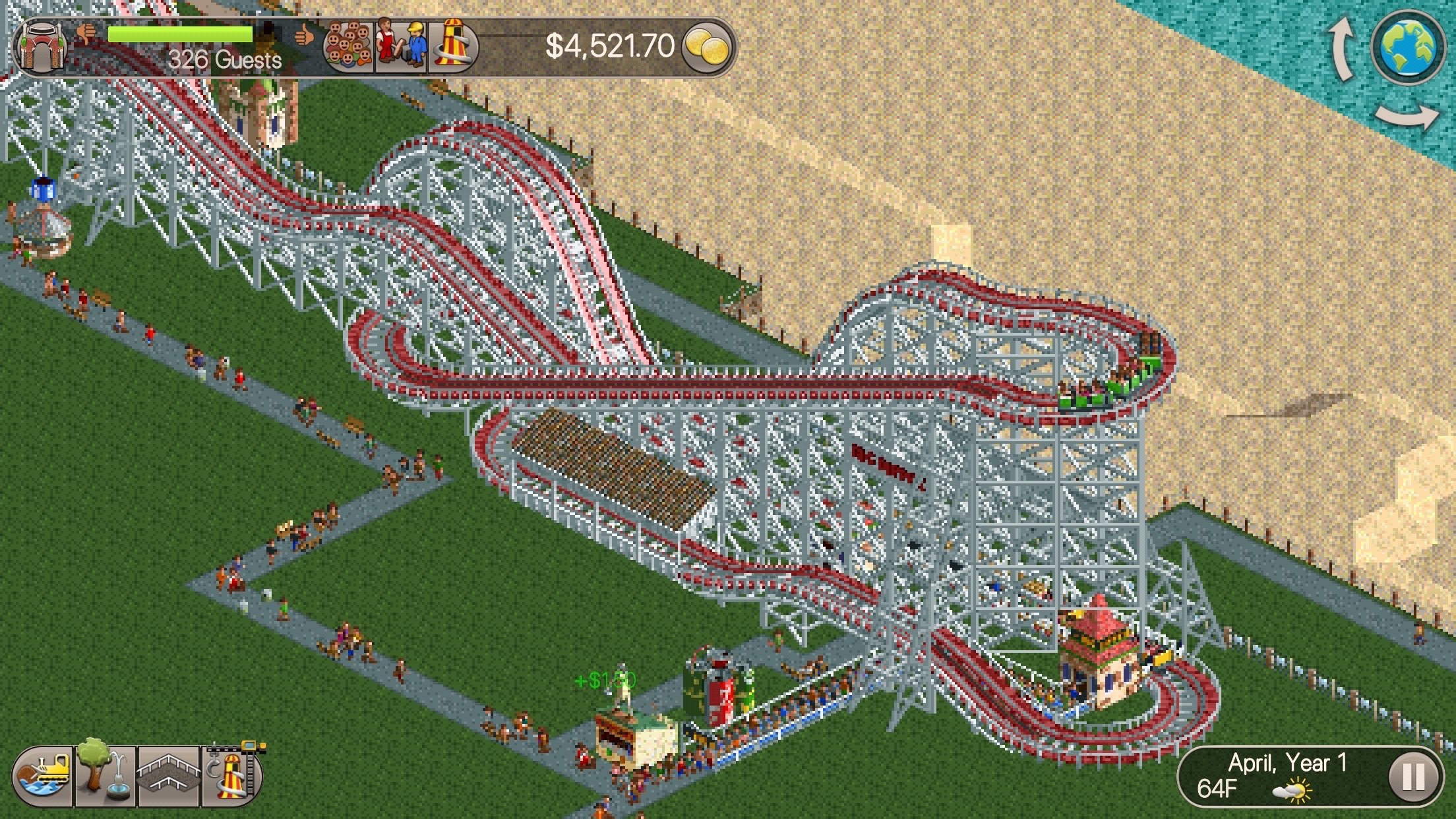 RollerCoaster Tycoon Classic Review: That's More Like It – Gamezebo