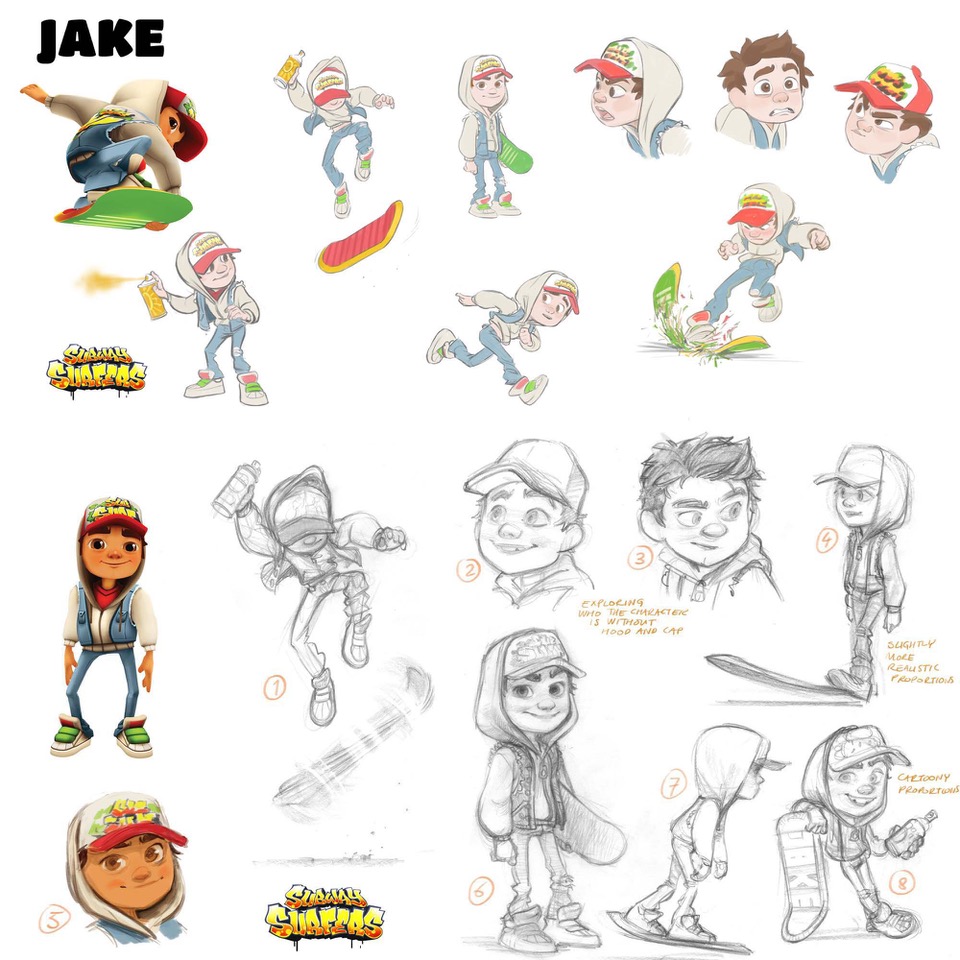 Subway Surfers - JAKE IN SUBWAY CITY & complete the word CITY 