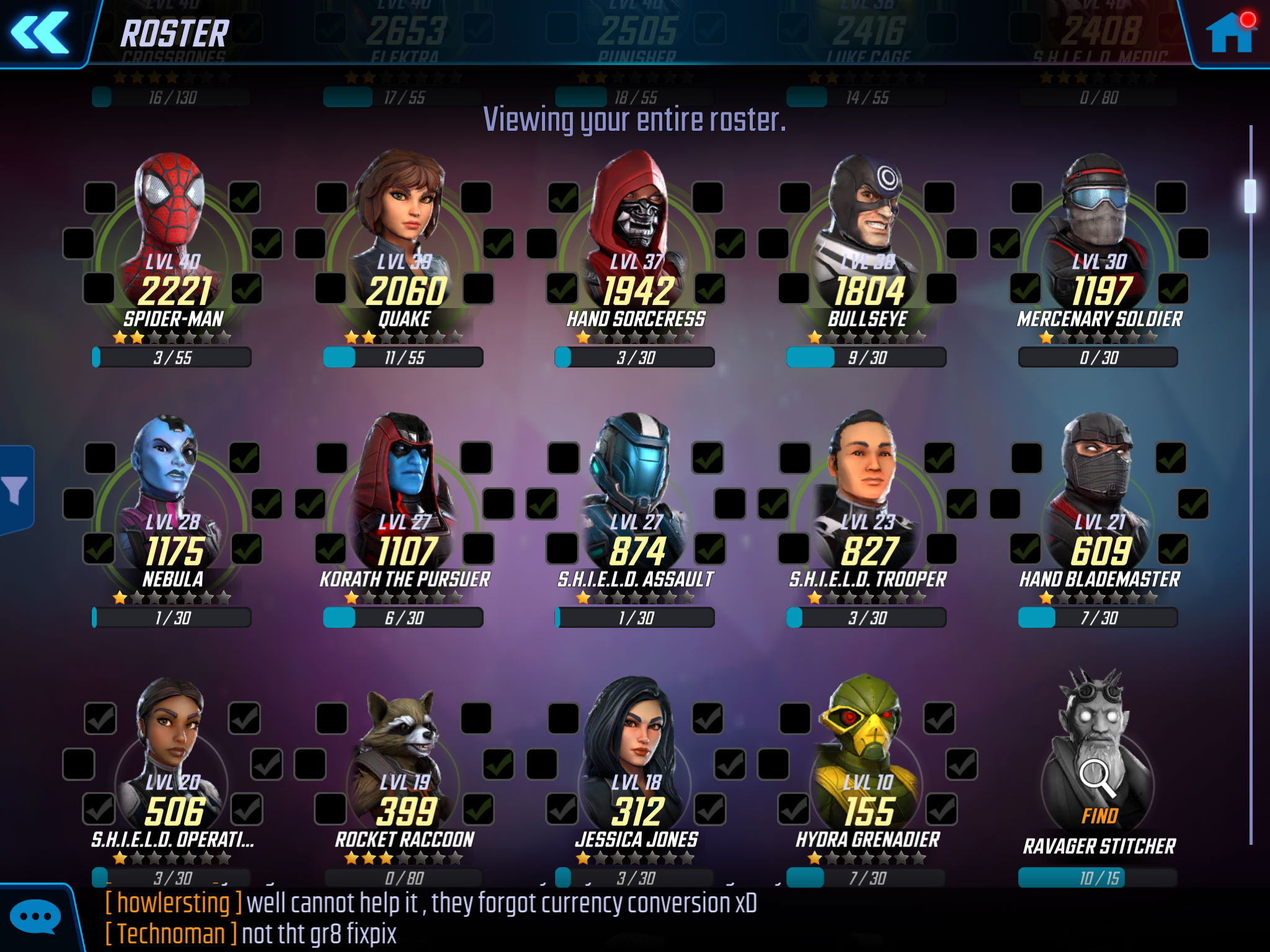 Commands  MARVEL Strike Force Database