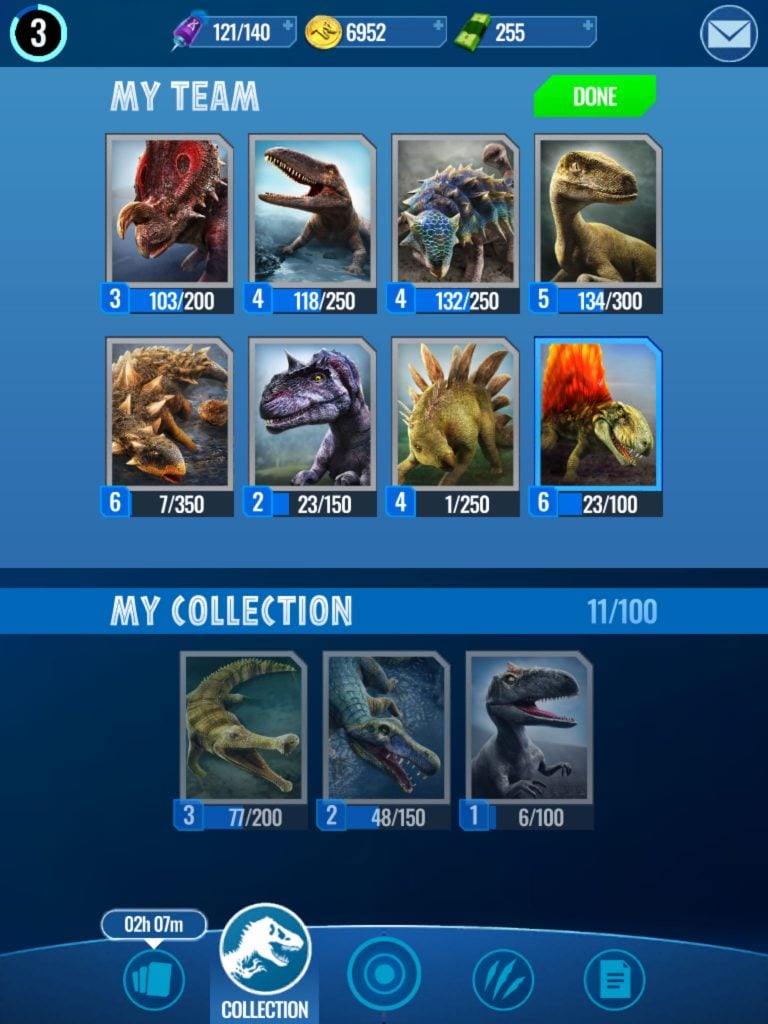 ‘jurassic World Alive Guide How To Create Hybrids Win Battles And Play Longer For Free With 7371