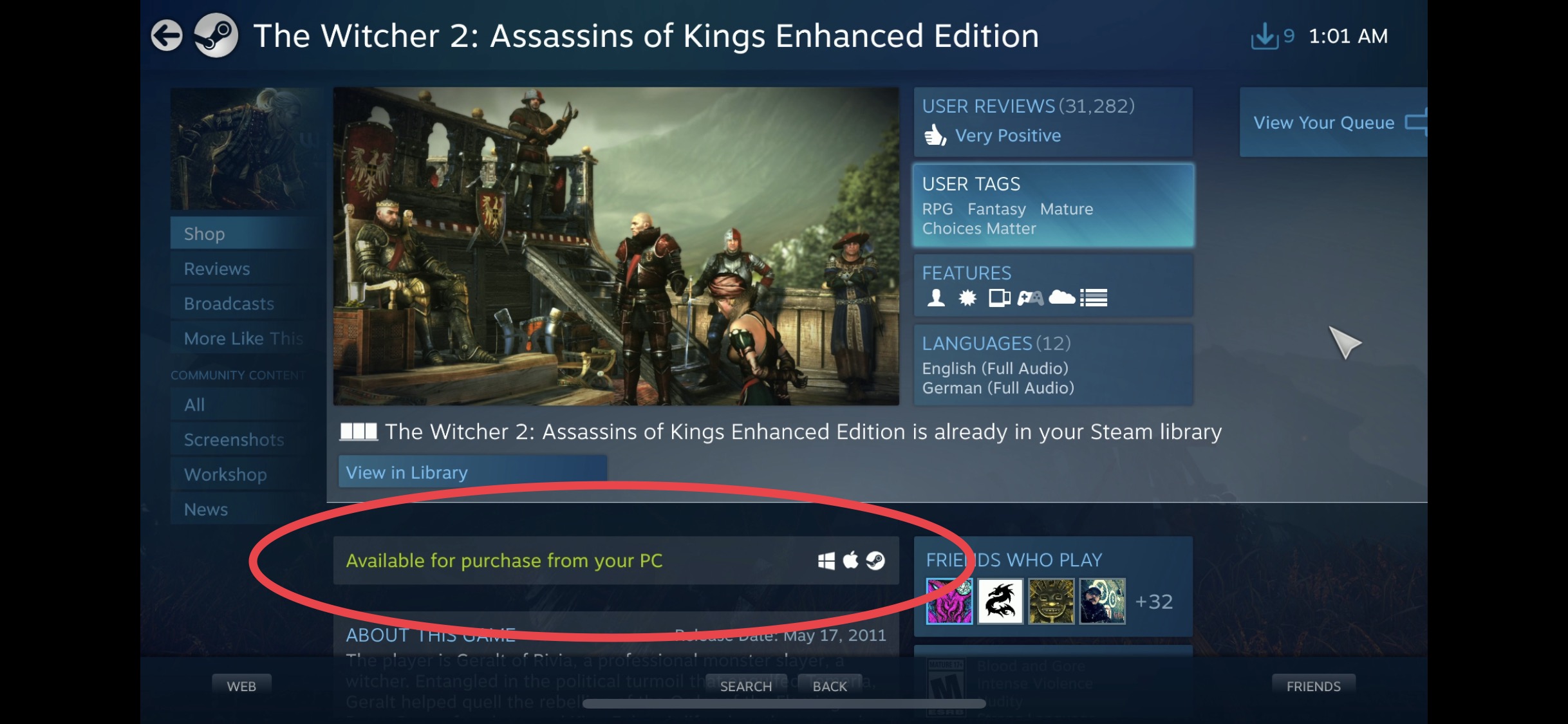 Steam Community :: The Witcher 2: Assassins of Kings Enhanced Edition