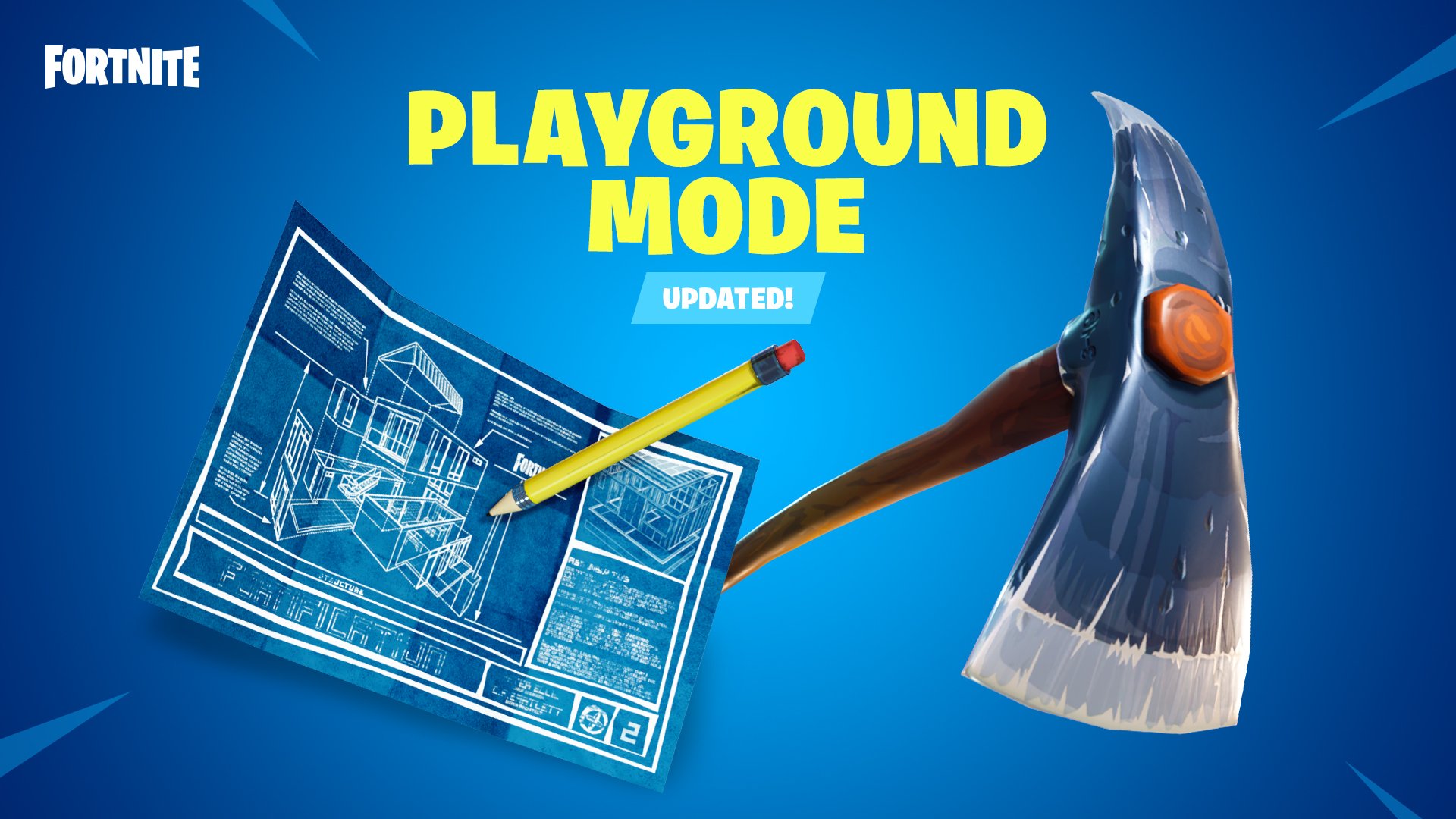 Blue fortnite background