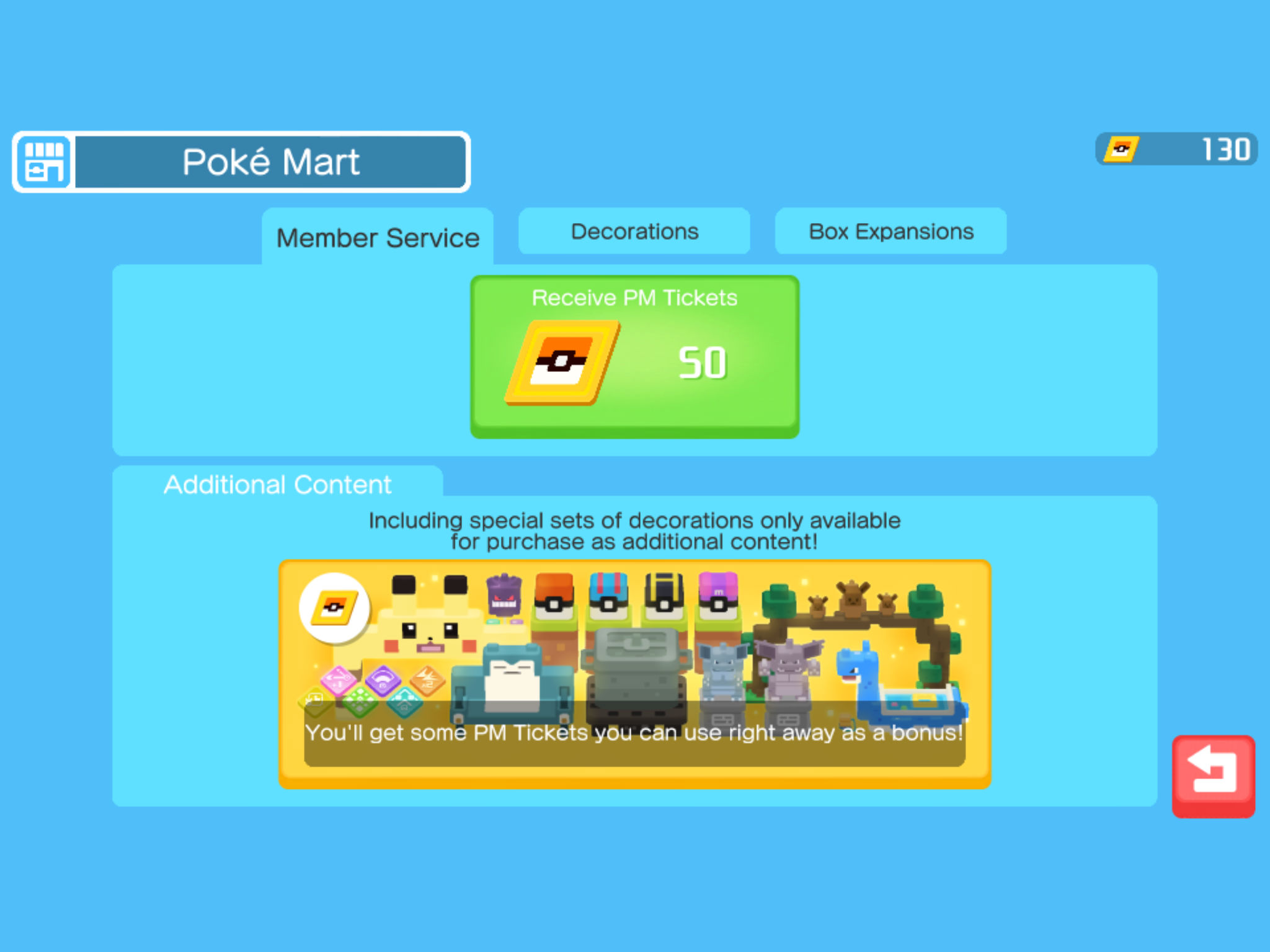 Pokémon Quest - Decorations