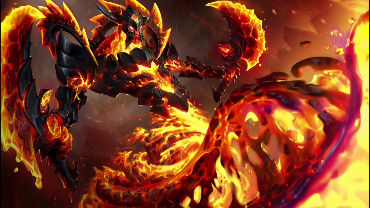 Inferno Zill splash art AoV