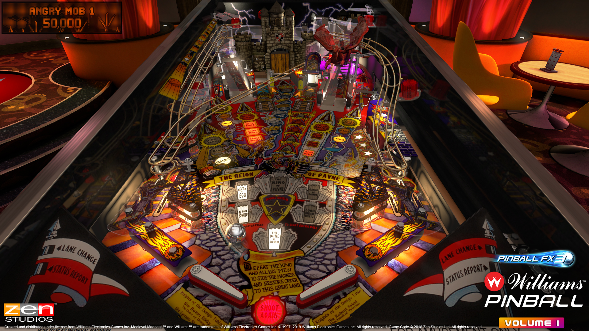 Zen Studios Has Licensed the BallyWilliams Pinball Library, First