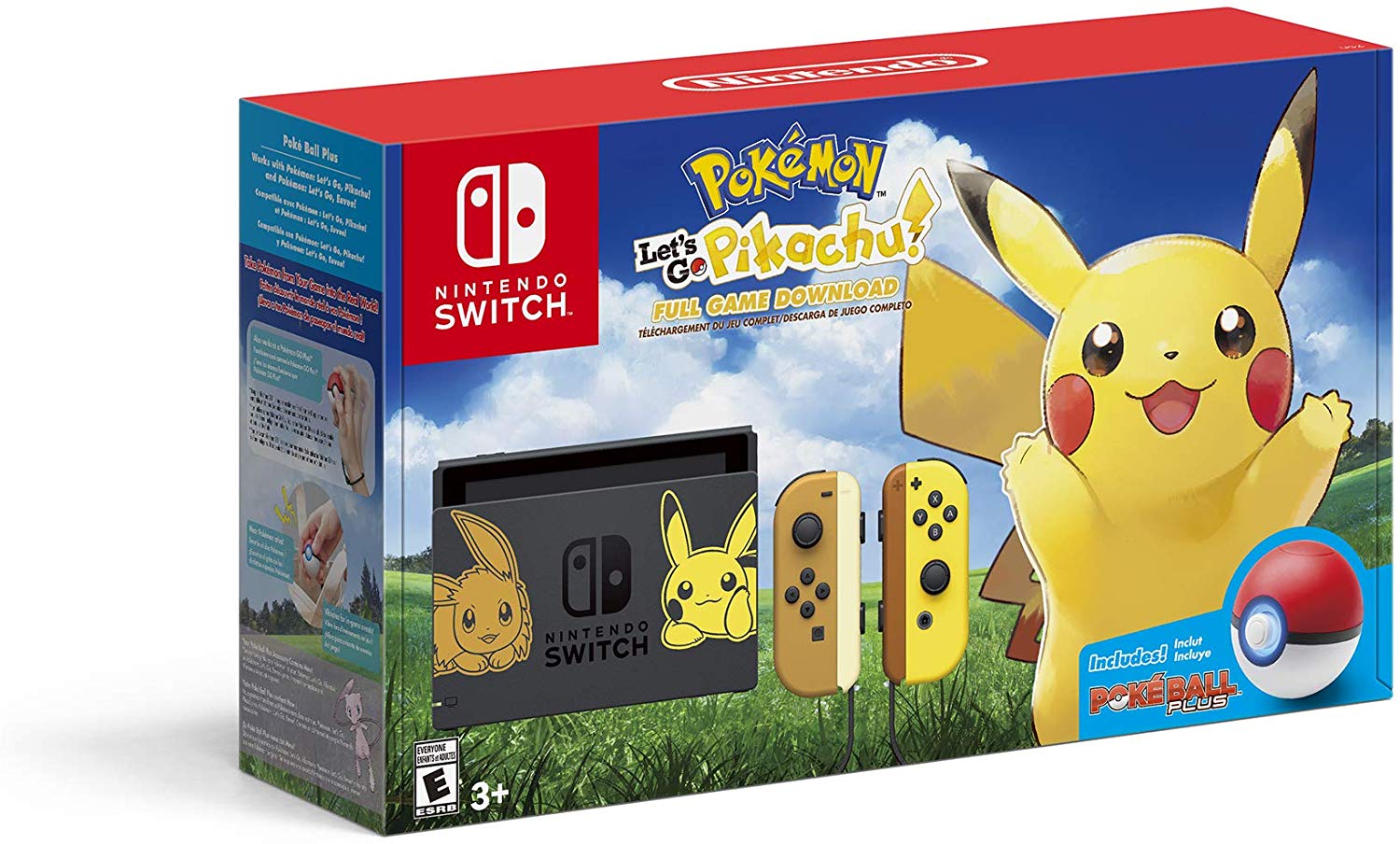 The ‘lets Go Pikachu Special Edition Nintendo Switch Bundle With The Poke Ball Plus Is Now