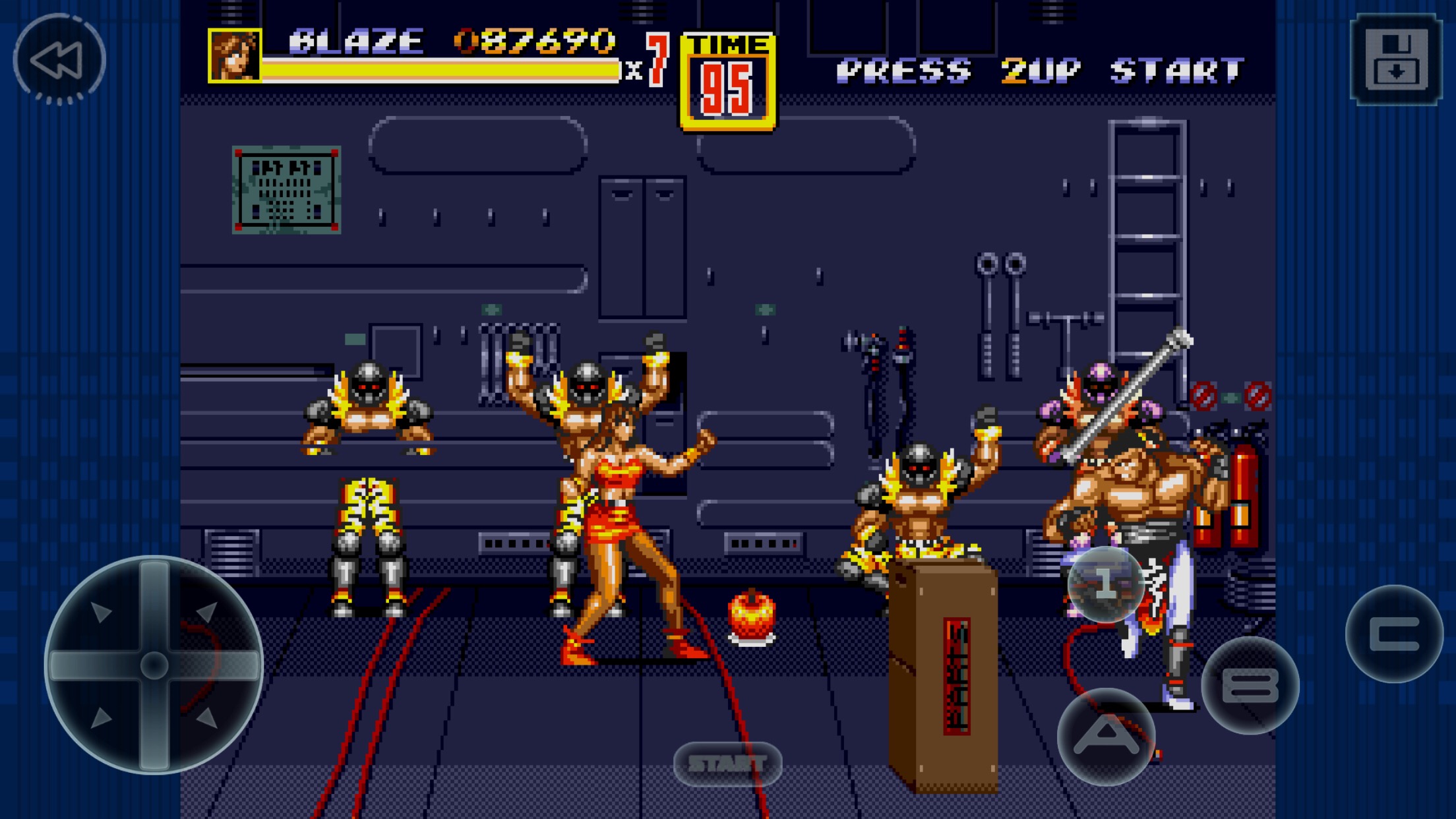 Сколько уровней в streets of rage 2