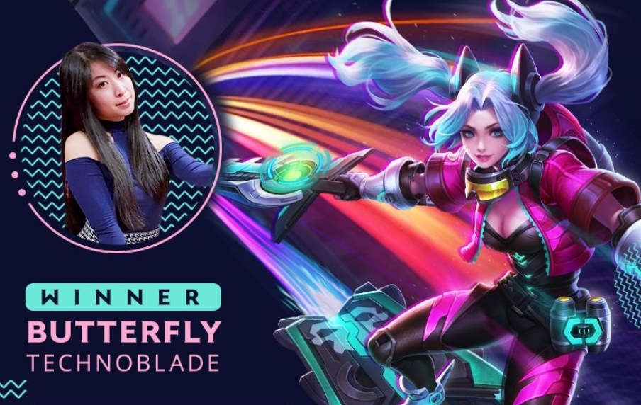 Technoblade Butterfly Skin Cosplay