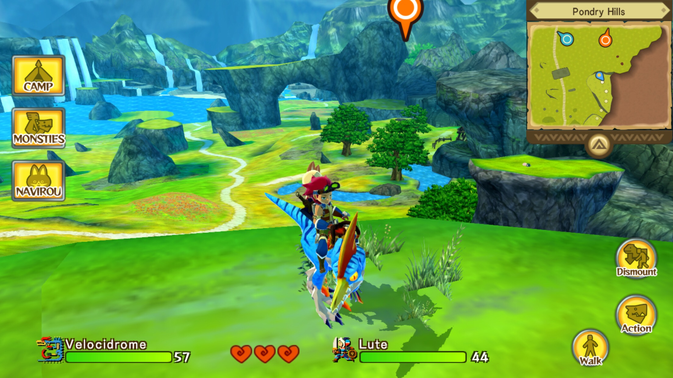 monster hunter stories gameplay