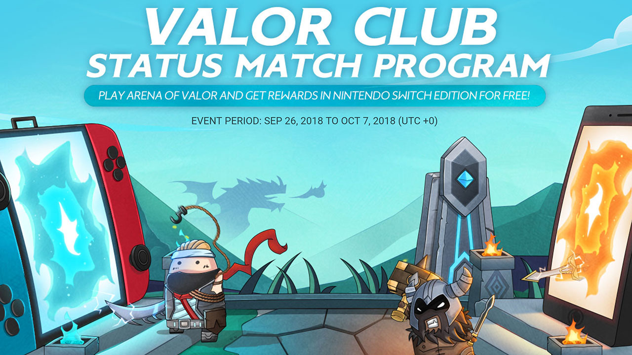 AoV Switch Valor Club rewards
