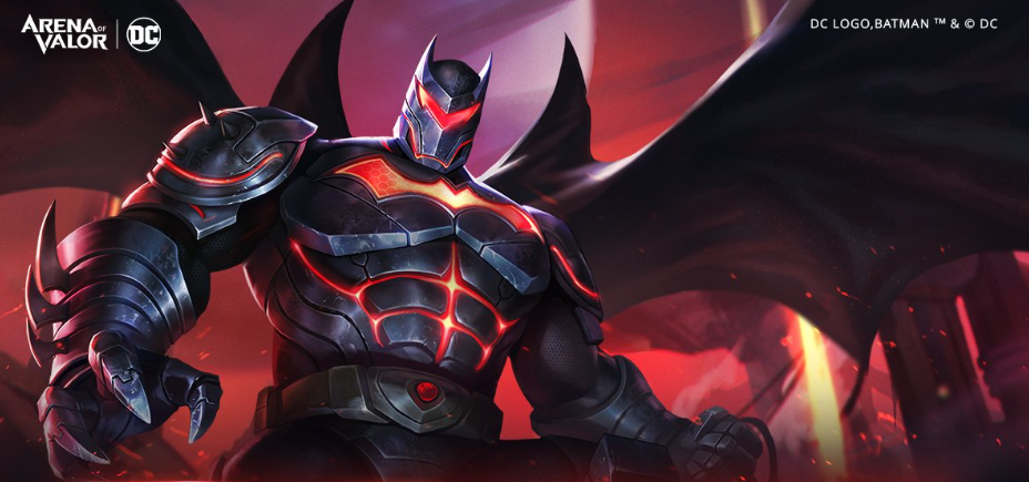 Hellbat Batman AoV skin splash