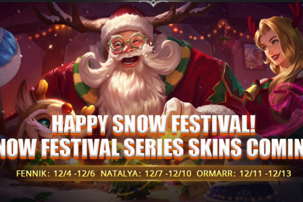 AoV Christmas 2018 skins