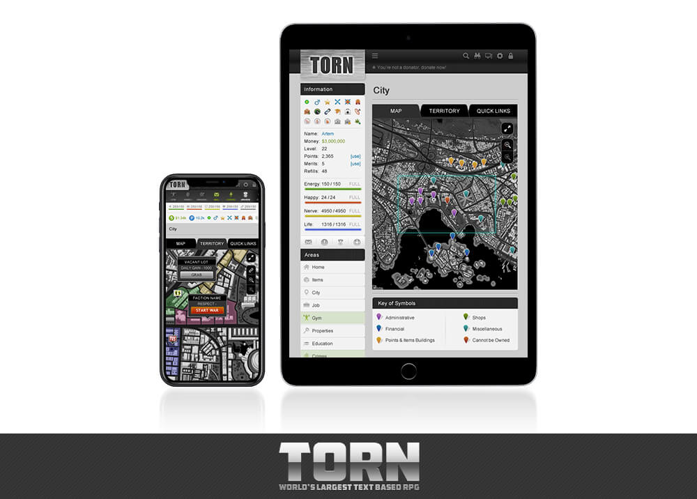 Text-Based Crime MMORPG ‘TORN’ Heading to iOS on January 31st