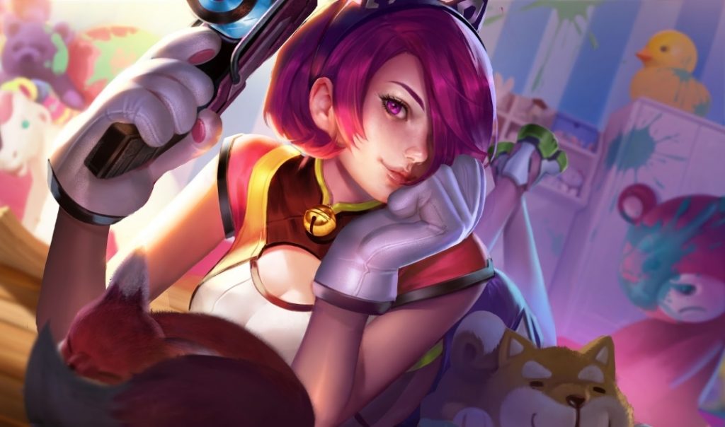 Tagger Violet skin art AOV