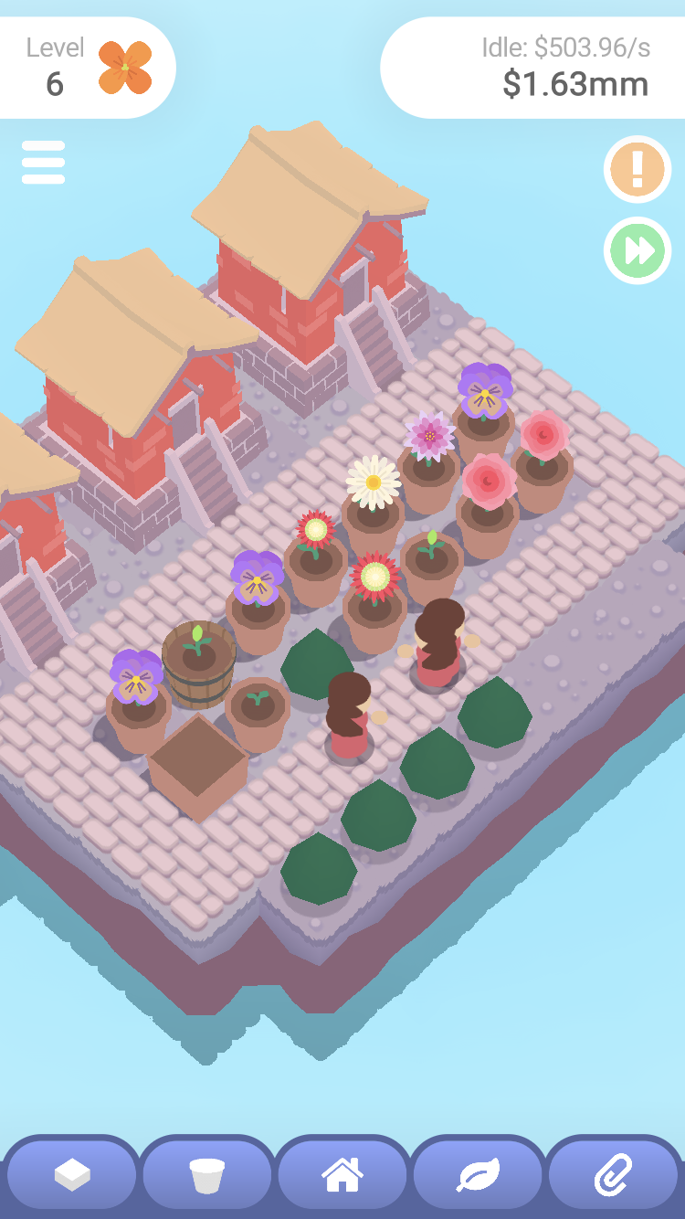 sprout: idle garden' review – an idle clicker that lets you pick and