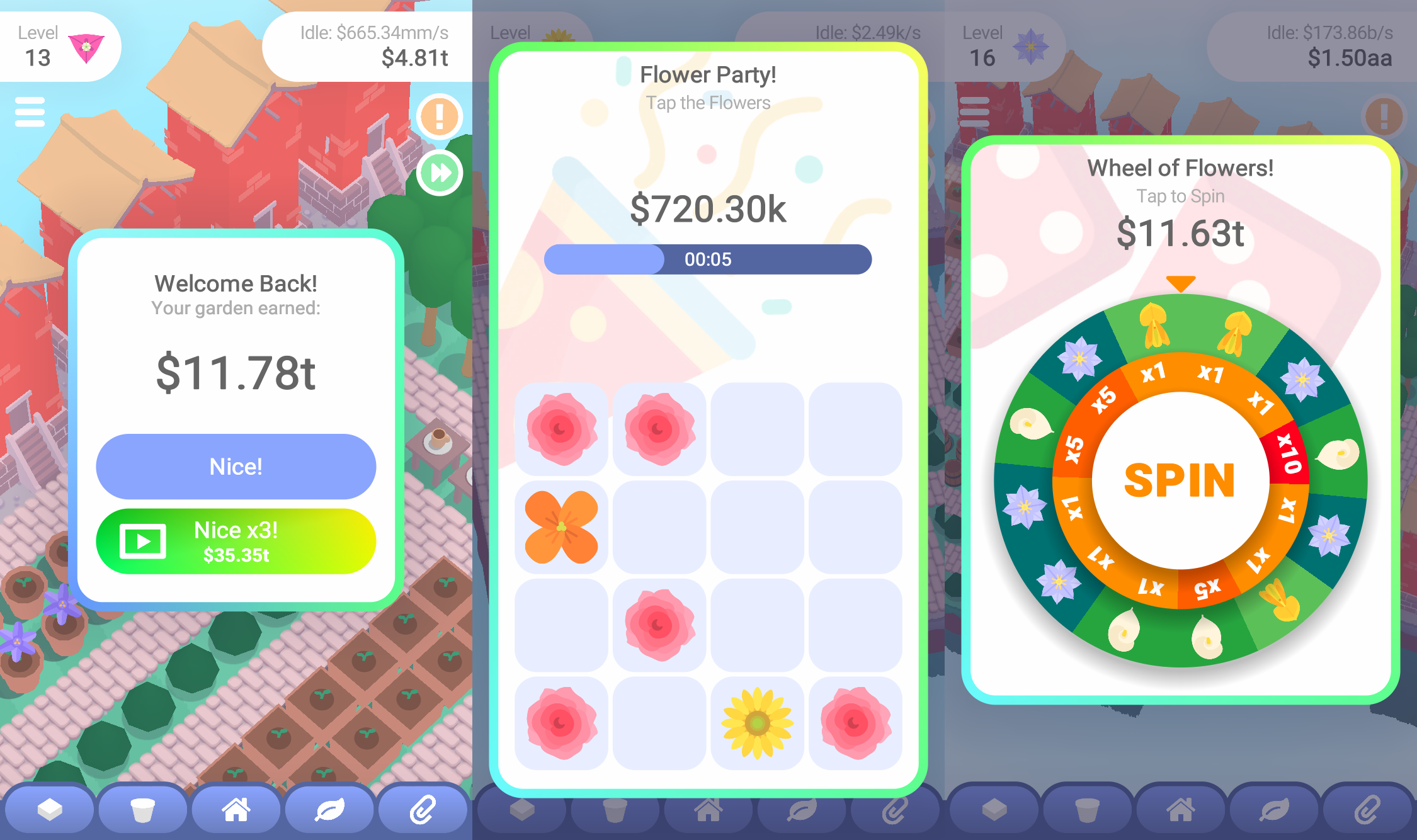 sprout: idle garden' review – an idle clicker that lets you pick and