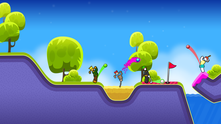 rocket golf fight game