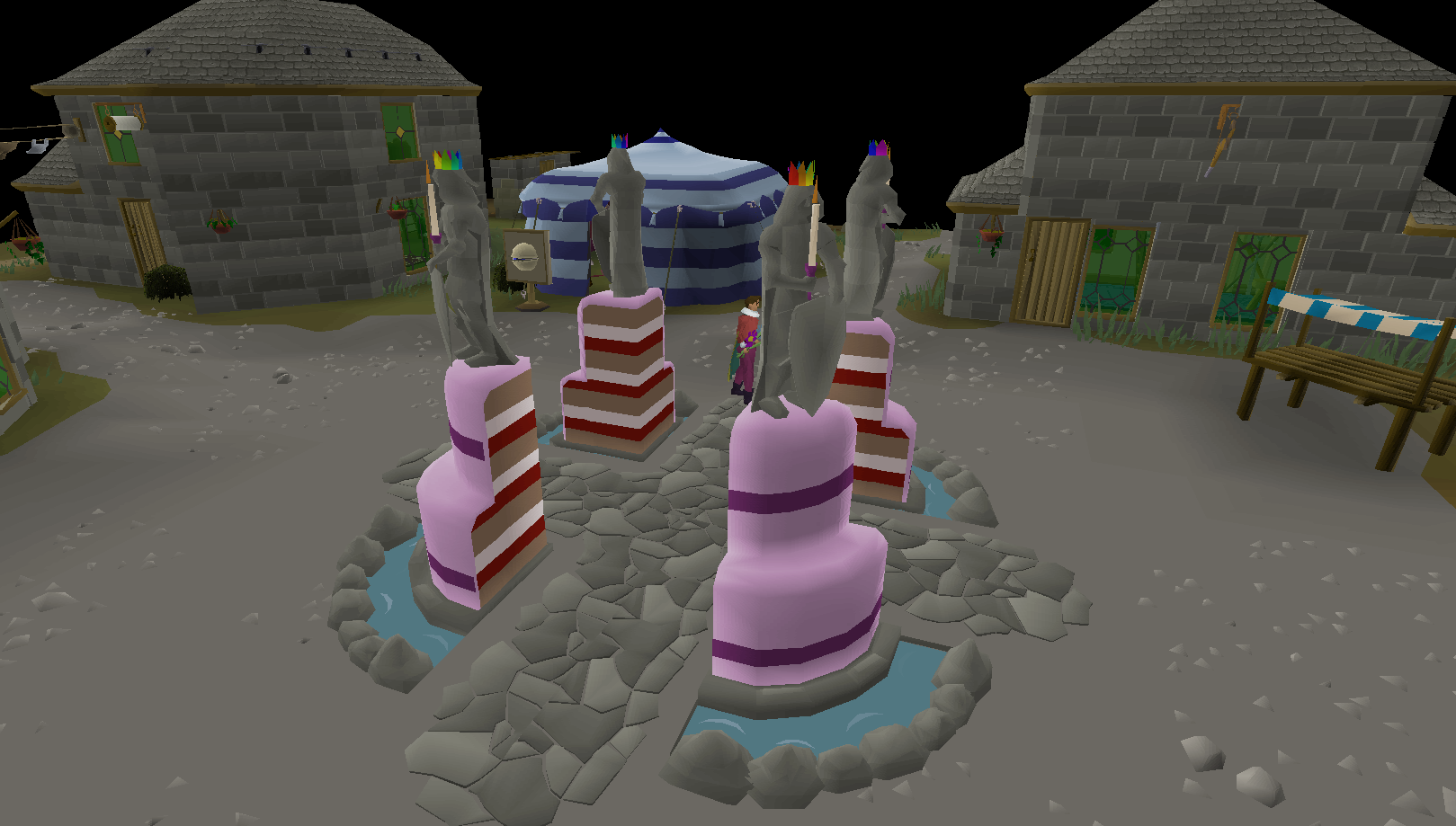 3D Printed Old School Runescape Cake OSRS FREE SHIPPING - Etsy