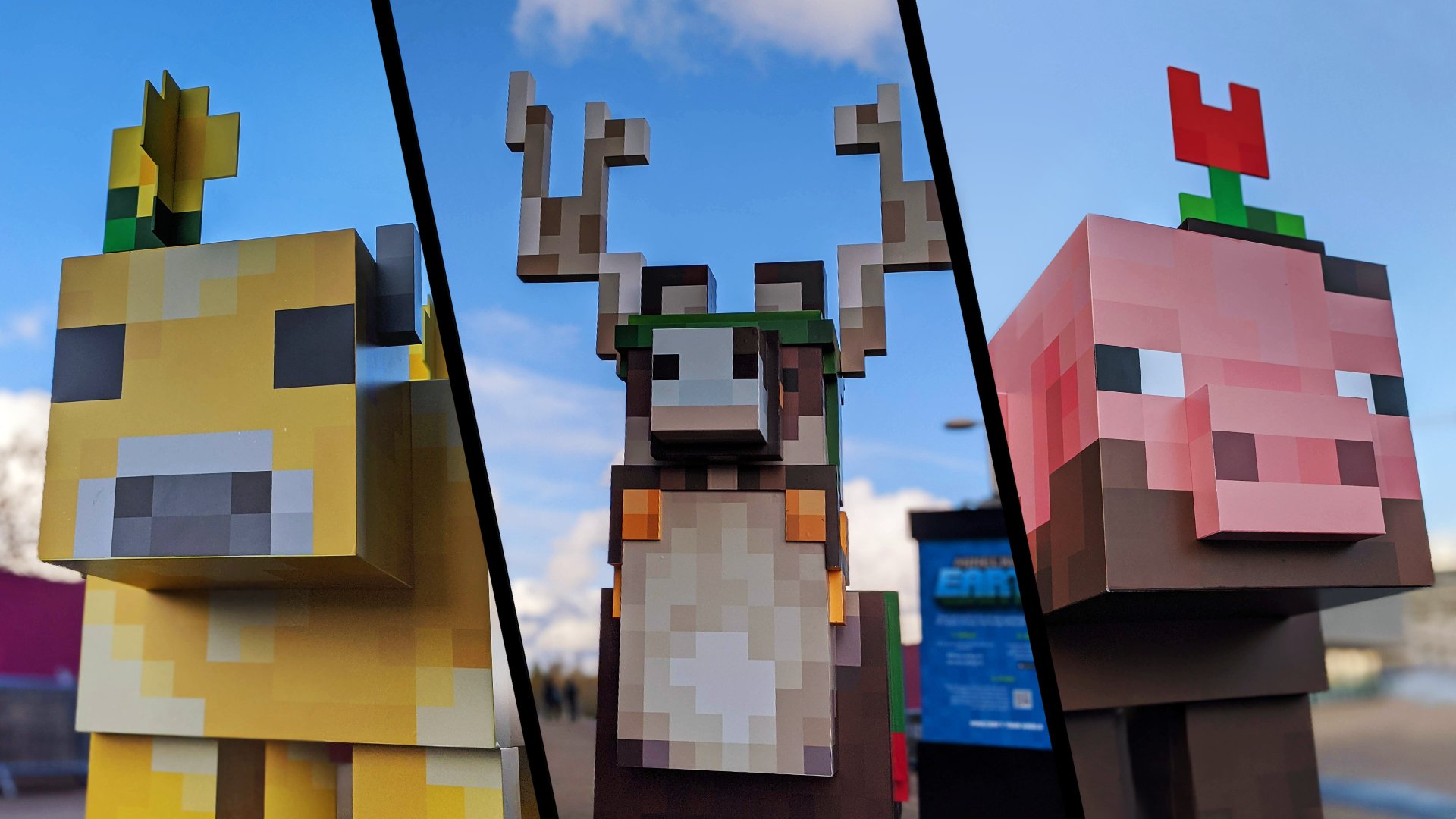Minecraft Earth Pop Up Statues Will Be Available In Select Cities This Weekend Letting You Receive Exclusive In Game Items Before The Rest Of The World Toucharcade