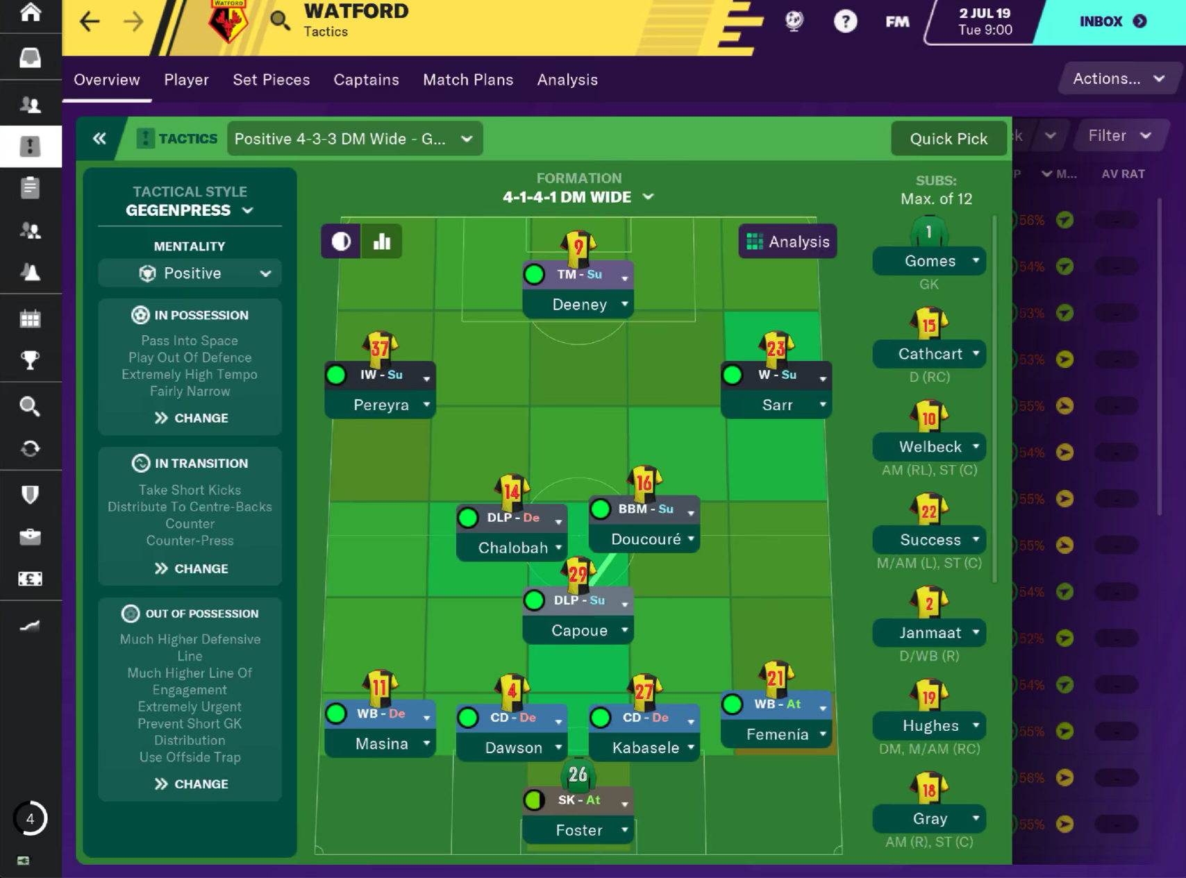 football manager 2020 meilleur joueur