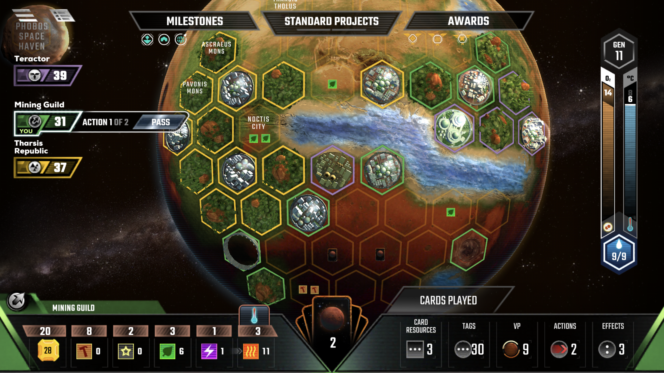 Terraforming Mars' Review: Boardgame App That is Out of This World