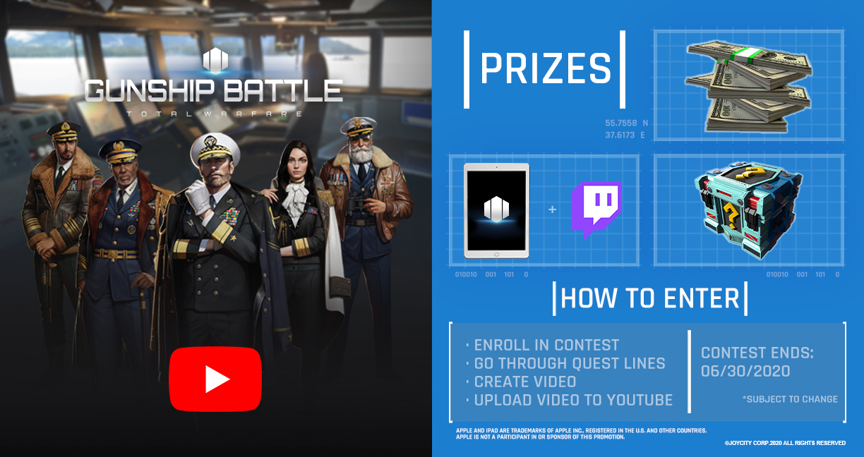 JOYCITY Offers Cash Prizes for Content Creators with its Latest ‘Gunship Battle’ Event