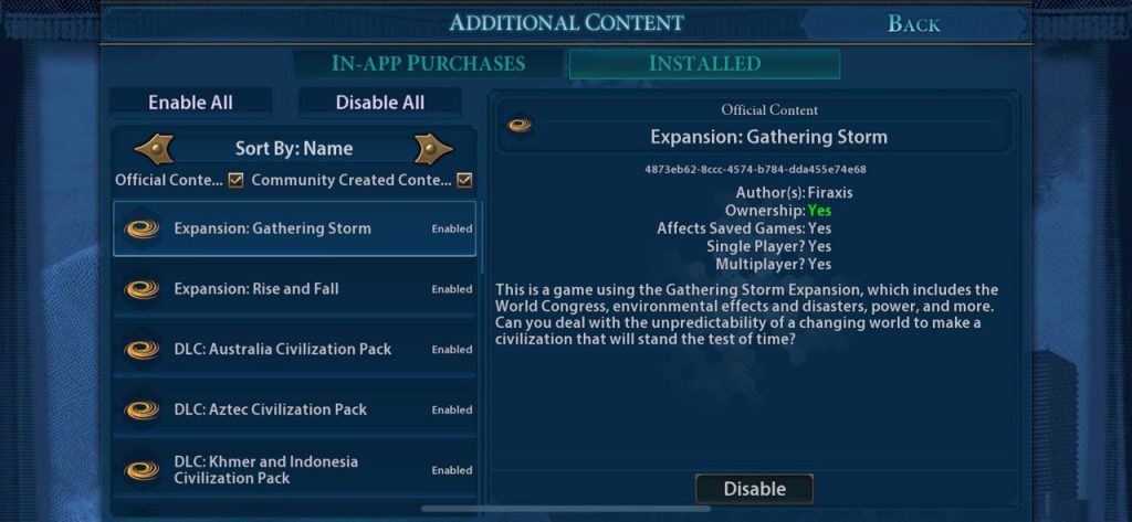 Community quick user interface civilization 6 проблемы