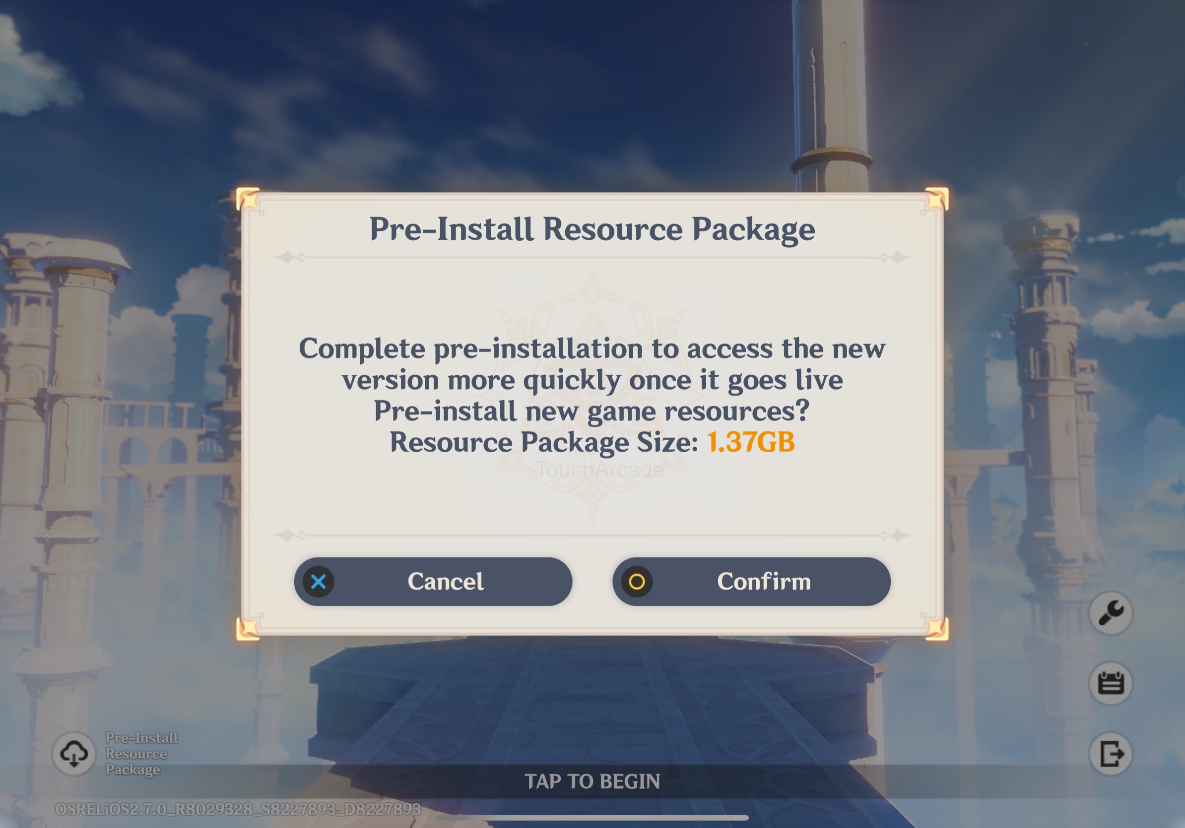 genshin impact version 2.8 update download pre-install