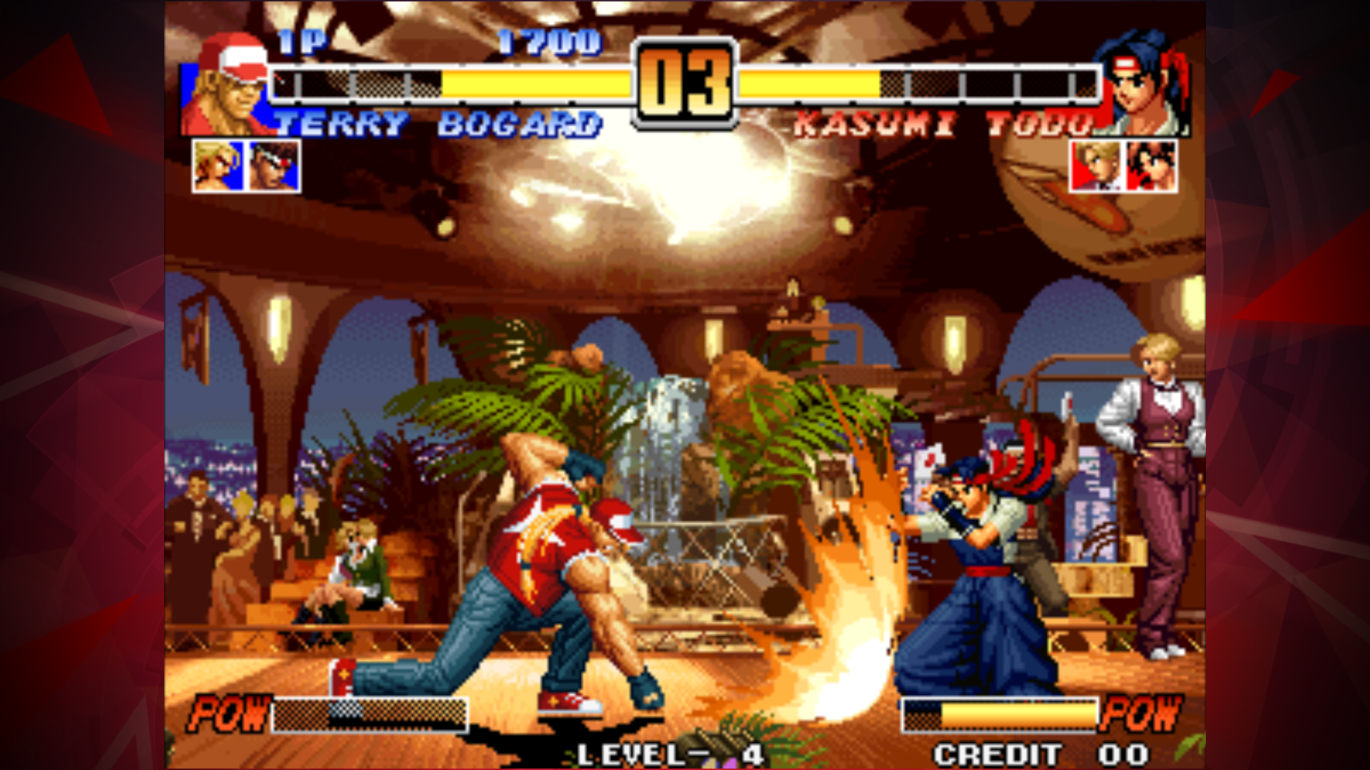 'KOF 96 ACA NeoGeo' mobile gameplay
