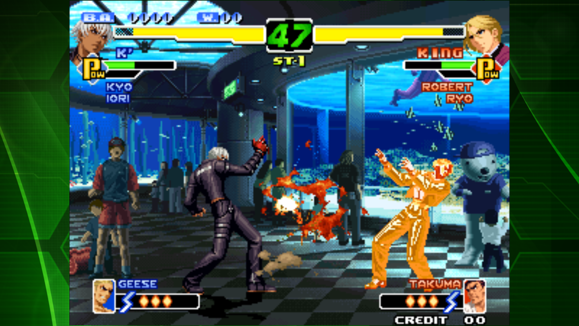 THE KING OF FIGHTERS 2000 on