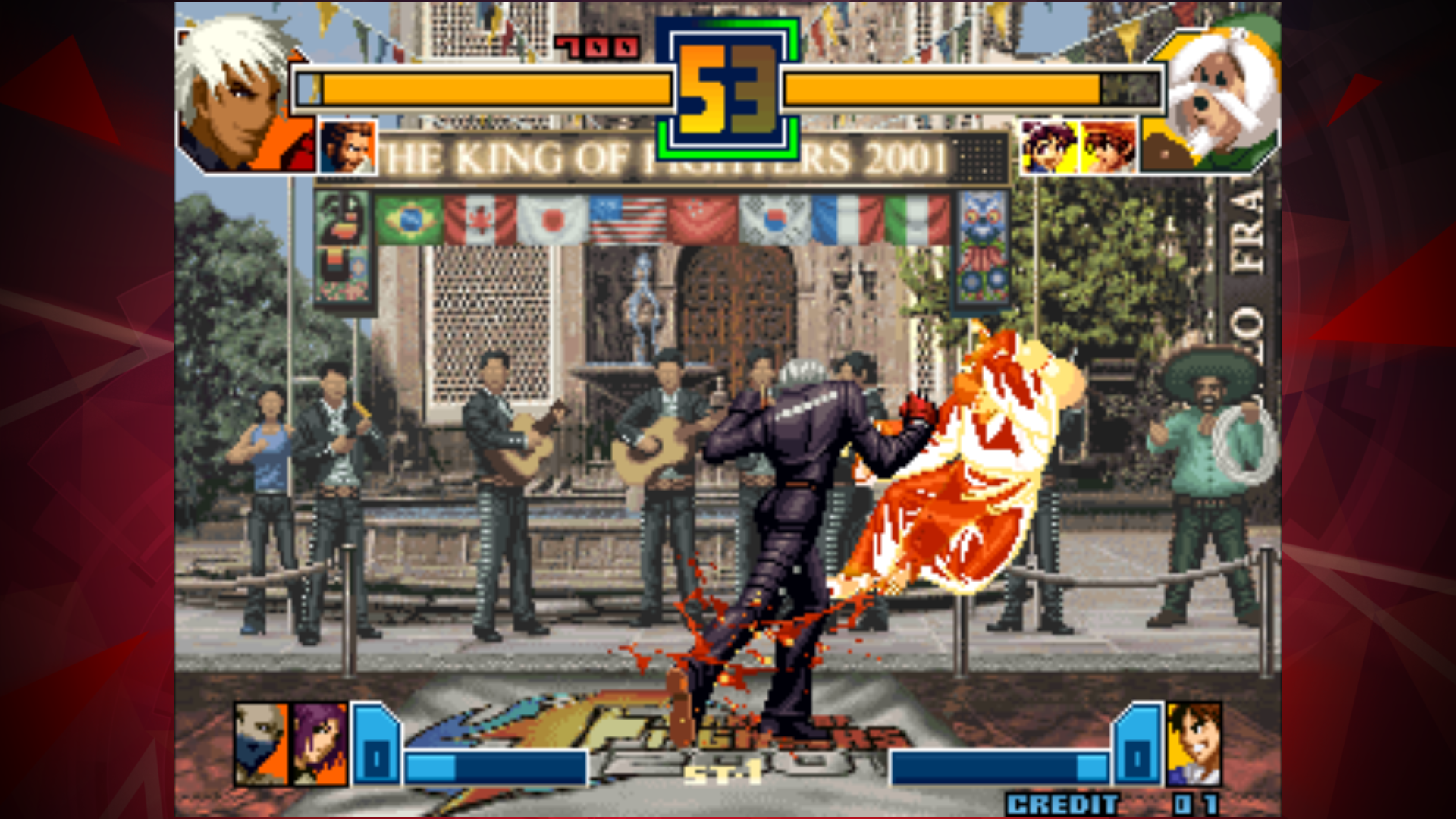 Classic fighting game The King of Fighters 2001 ACA NeoGeo From