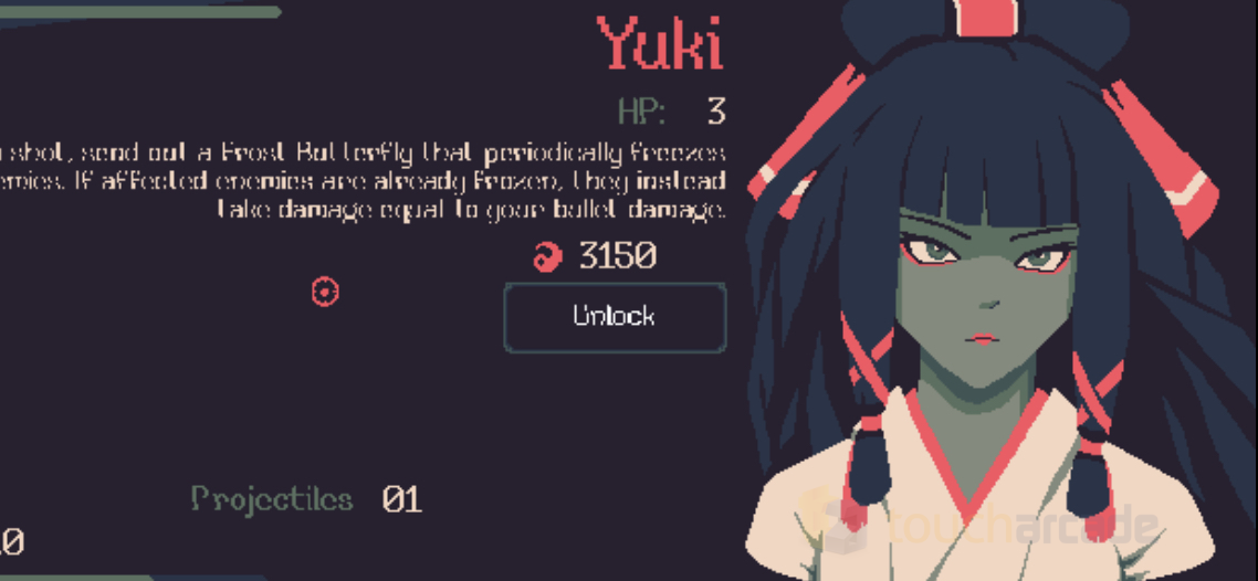 yuki 20 minutes before dawn character unlock