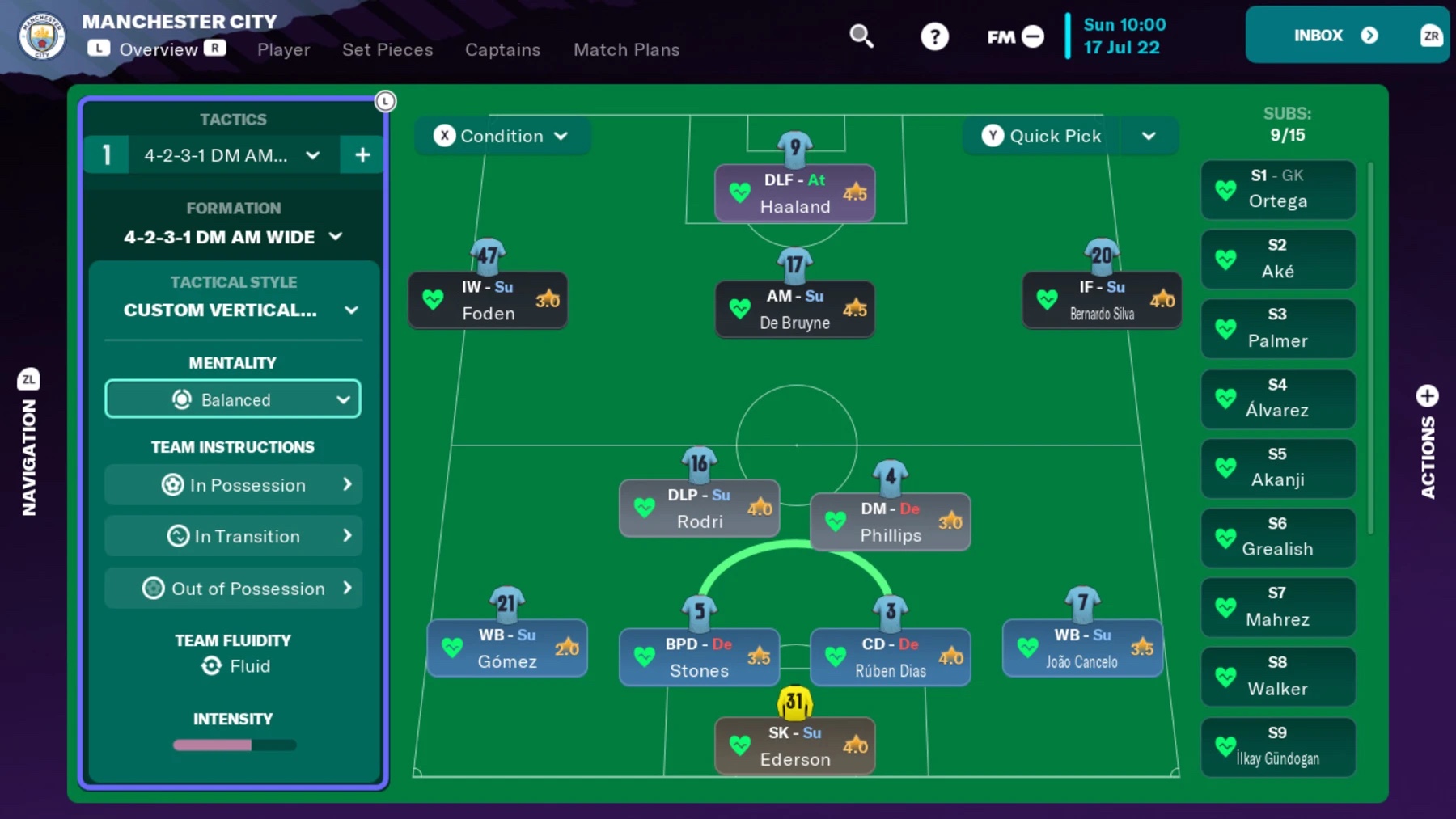 Football Manager 2022 Touch (FM22) First Look on Nintendo Switch