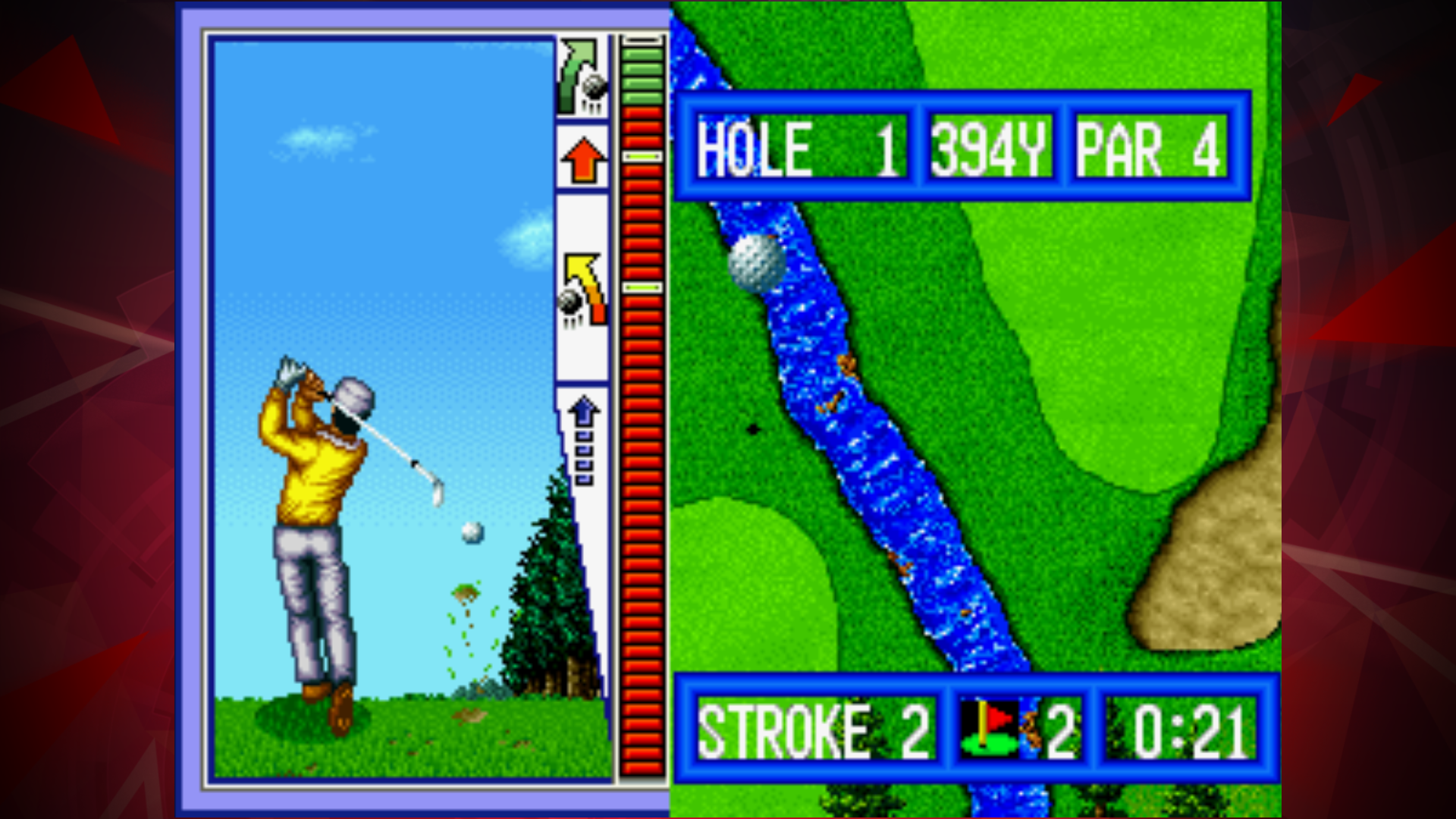 Classic Golf Game 'Top Player's Golf' ACA NeoGeo From SNK and