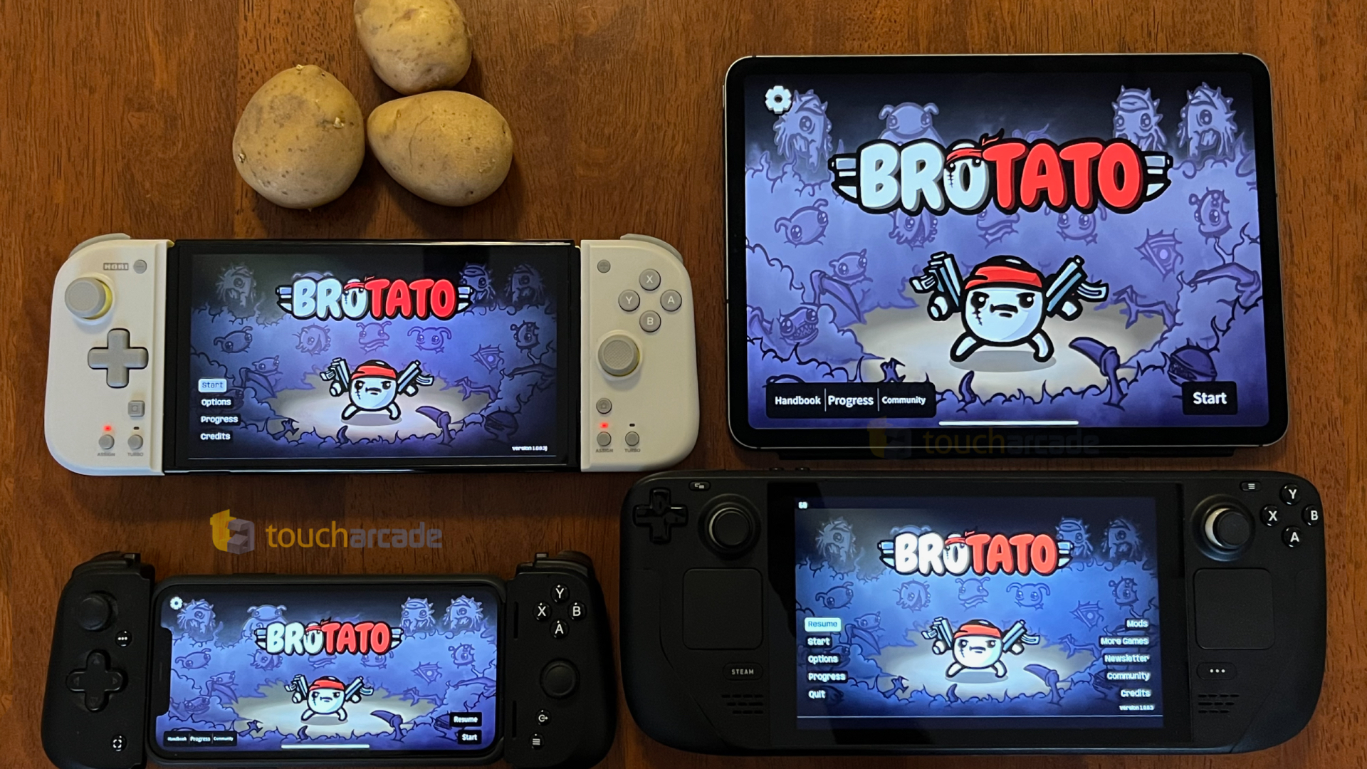 brotato steam deck switch review iphone ipad controller
