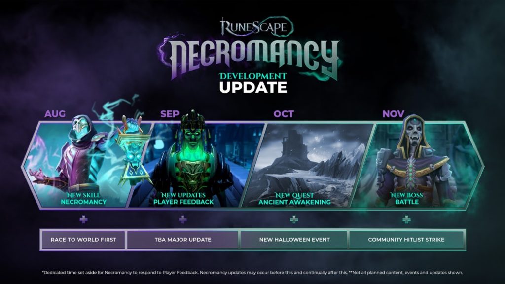 RuneScape Necromancy Combat Skill Now Available, New Roadmap Revealed