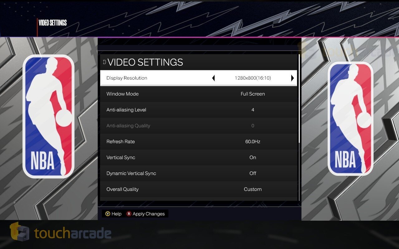 Best NBA 2K24 graphics settings for Steam Deck