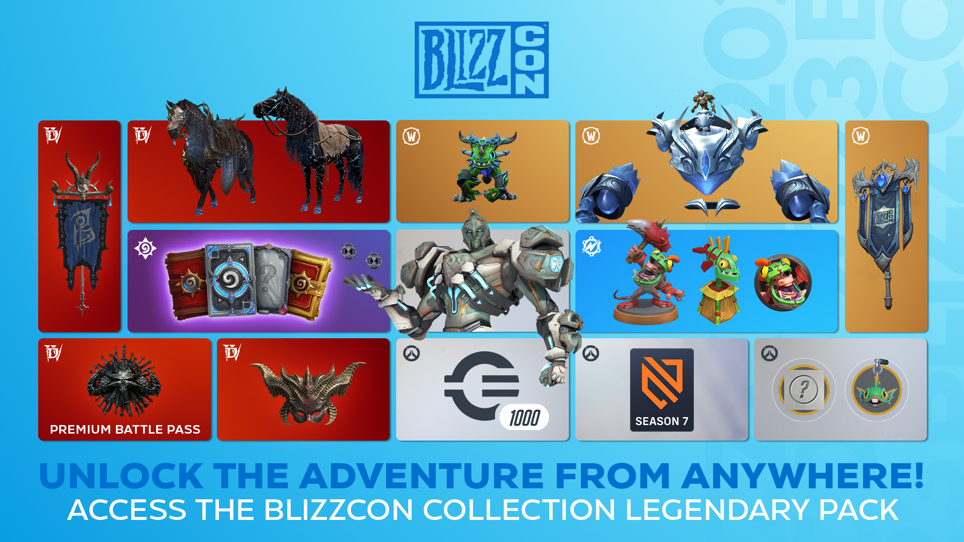 ‘BlizzCon Collection’ Digital Bundles Now Available With InGame