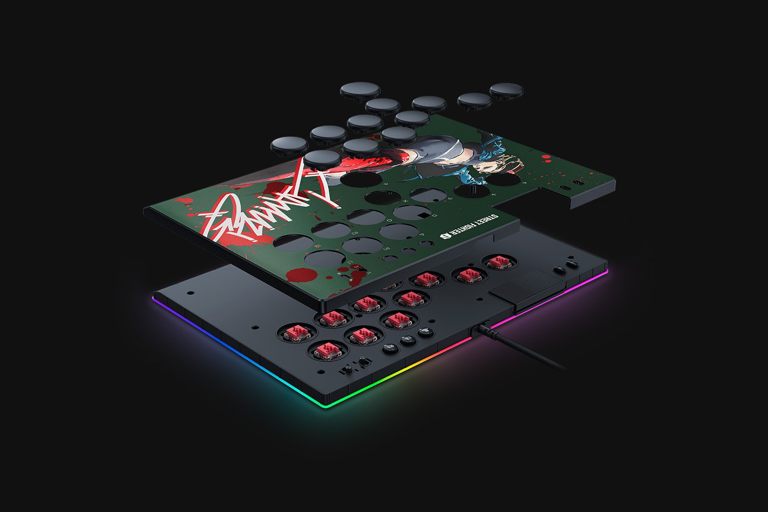 Razer Kitsune Skin Template Released! : r/fightsticks