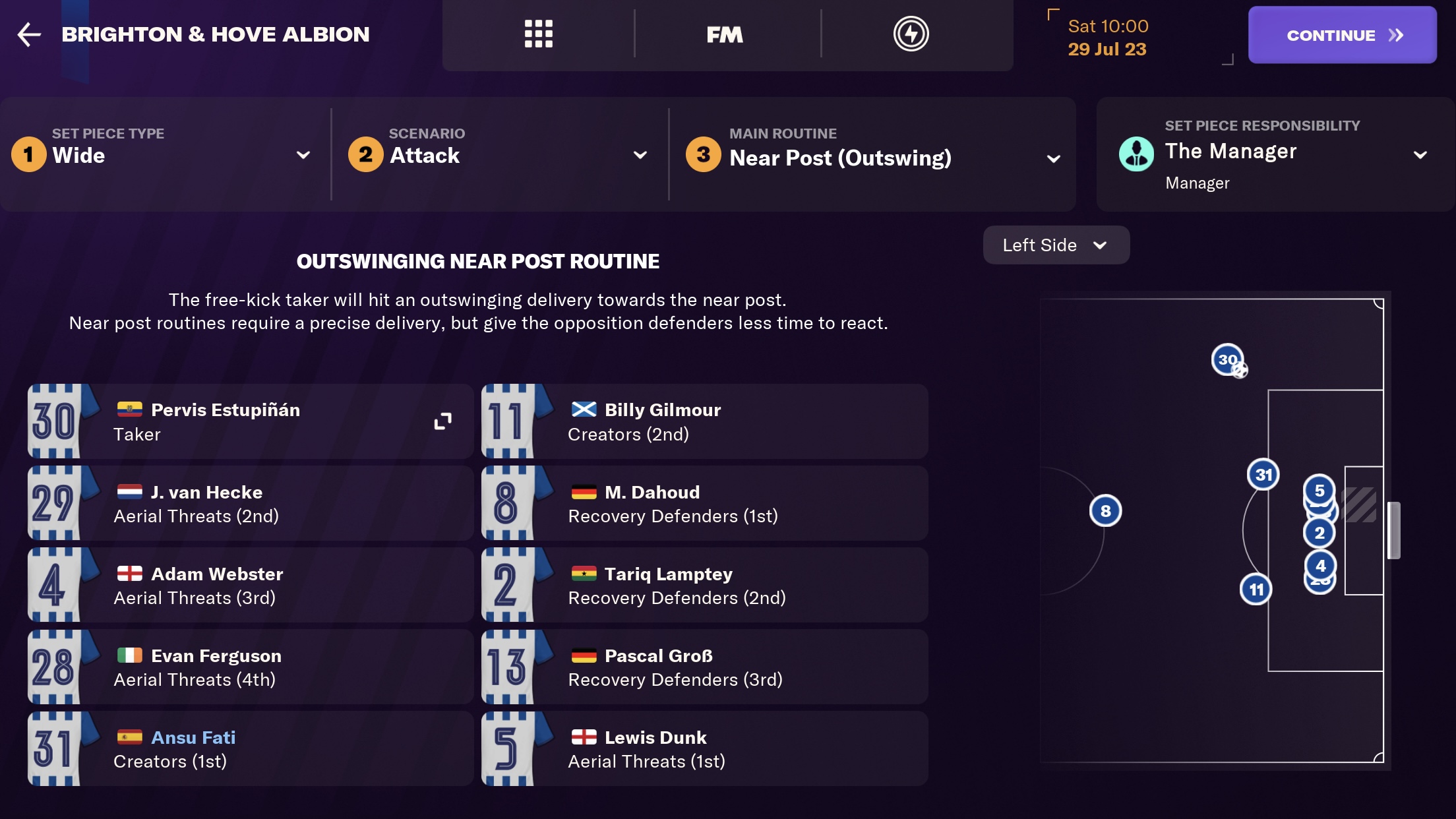 Football Manager 2022 Touch (FM22) First Look on Nintendo Switch