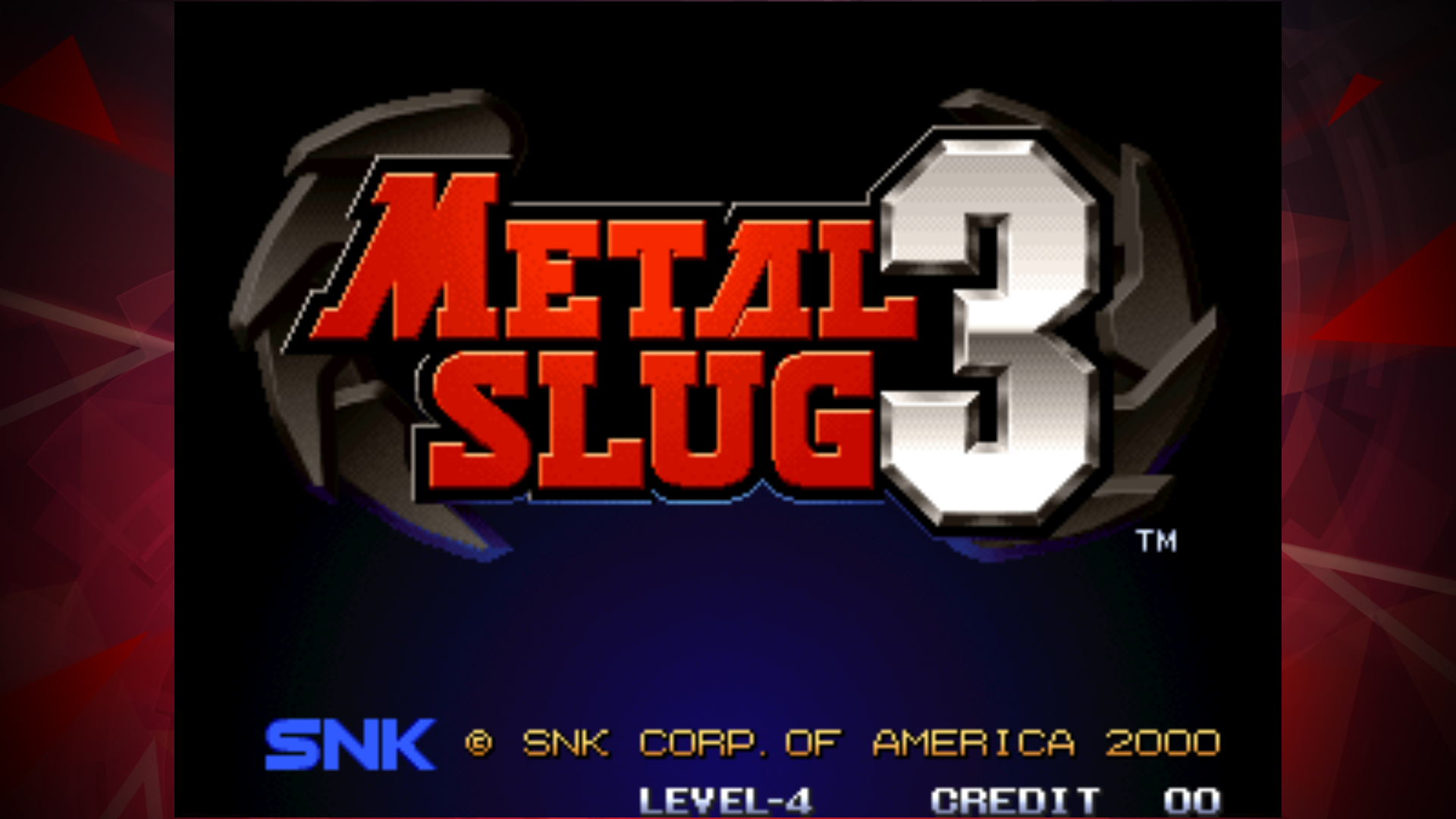 2000-Released Action Game 'Metal Slug 3' ACA NeoGeo From SNK And.