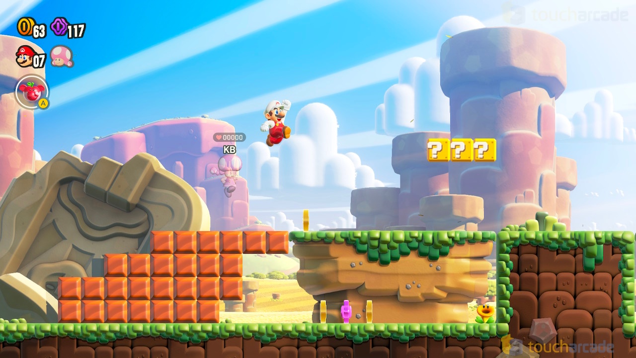 Super Mario Bros Wonder in the PS5 