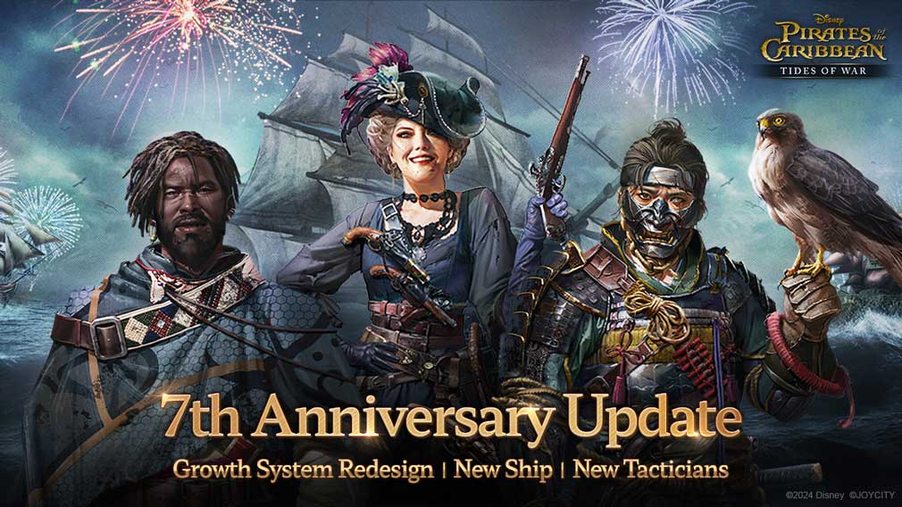 ‘Pirates of the Caribbean: Tides of War’ Adds New Tacticians with Its 7th Anniversary Update